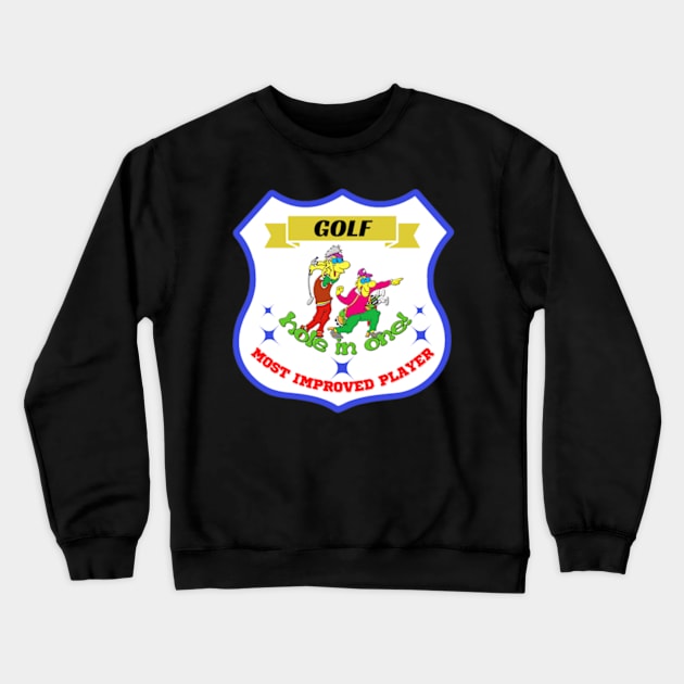 most improved player golf Crewneck Sweatshirt by Aspectartworks